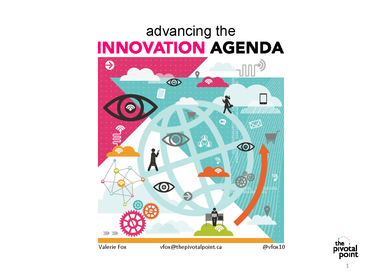 Advancing the Innovation Agenda - Valerie Fox - Cover